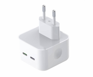 Nástenná nabíjačka XO L102, 2x USB-C, 35 W (biela)