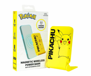 Indukčná powerbanka OTL 5000 mAh, USB-C 15W, Pokemon Pika...