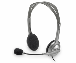 Logitech H 110 Stereo Headset strieborna retail