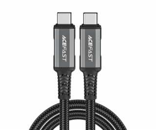 Kábel USB-C na USB-C Acefast C1-09, 48W, 1m (čierno-sivý)