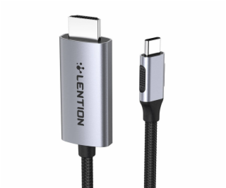 Lention Kábel USB-C na 4K60Hz HDMI, 3 m (sivý)