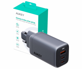 AUEKY Omnia II Mix PA-B6U Sieťová nabíjačka 1x USB 2x USB...