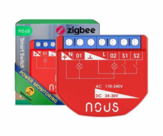 NOUS B3Z, ZigBee SMART Switch, prepínač (s mera)