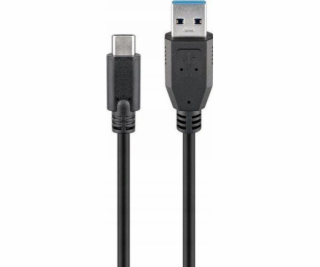 USB-A 3.0 Stecker > USB-C Stecker reversible, Kabel