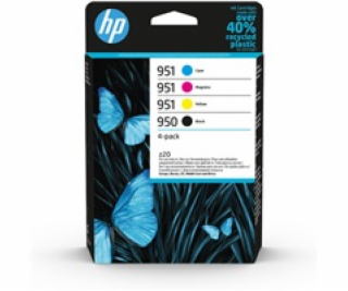 HP 950 Black/951 CMY Original Ink Cartridge 4-Pack