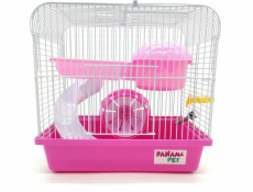 Panama Pet Panama Pet klec pro hlodavce 27x20,5x25,5 cm bílá/růžová