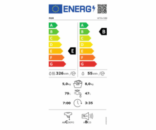 PKM WT8+5BE pračka se sušičkou 8kg