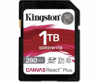 Paměťová karta Kingston Canvas React Plus 1TB SDXC