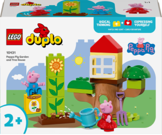 Bloky LEGO DUPLO 10431 Zahrada a domek na stromě s prasát...