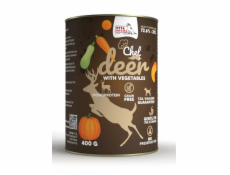 SYTA MICHA Chef Deer se zeleninou - mokré krmivo pro psy - 400g