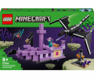 LEGO 21264 Minecraft Drak Ender a loď End, stavebnice