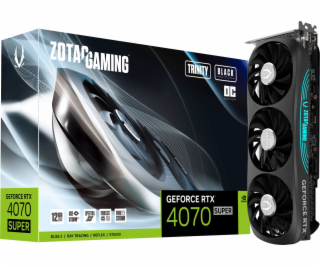 ZOTAC GeForce RTX 4070 SUPER Trinity Black Edition OC, gr...