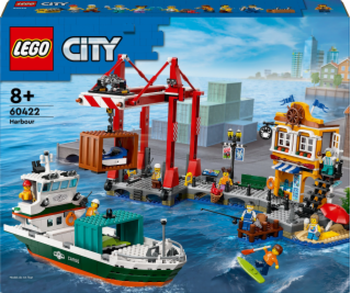 LEGO 60422 Městský přístav s nákladní lodí, stavebnice