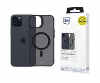 3mk ochranné pouzdro Smoke MagCase pro iPhone 15