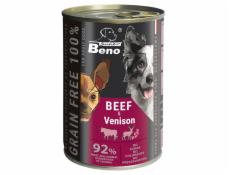 SUPER BENO Beef with venison - mokré krmivo pro psy - 415g