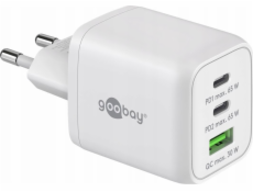 goobay USB-C PD víceportová rychlá nabíječka Nano 65 wattů