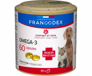 Francodex Omega 3 Capsules pro psy a kočky 60tab