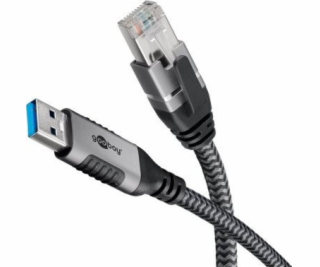 goobay Ethernetový kabel USB-A 3.2 Gen1 samec > RJ-45 sam...