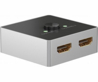 goobay Manuální přepínač HDMI 2 na 1 (4K @ 60 Hz), přepín...