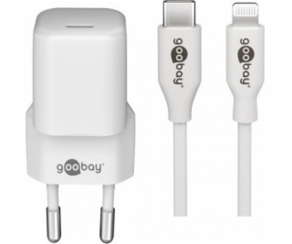 goobay Lightning/USB-C PD nabíjecí sada Nano 20 wattů, na...