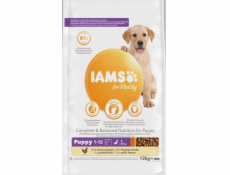 IAMS for Vitality Puppy Large Breed - suché krmivo pro psy - 12 kg