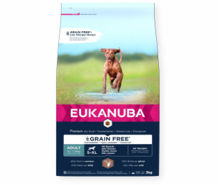 EUKANUBA Grain Free Adult All Breeds Venison - suché krmi...