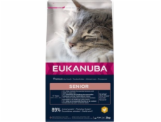 EUKANUBA Senior Chicken - suché krmivo pro kočky - 2kg