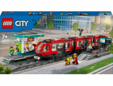 LEGO 60423 Městská tramvaj se zastávkou, stavebnice