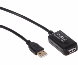 Maclean USB-A – USB-A kabel USB 10 m černý (MCTV-757)