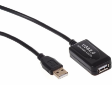 Maclean USB-A – USB-A kabel USB 10 m černý (MCTV-757)