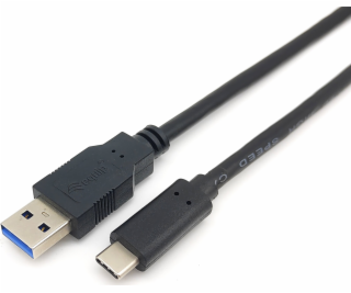 Kabel USB-A – USB-C USB 2 m černý (128344)