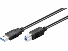 Goobay USB-A - USB-B kabel USB 1,8 m černý (93655)