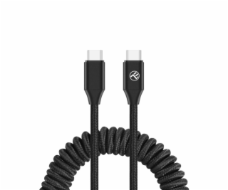 Tellur Extendable USB-C to USB-C Cable PD60W up to 1.8m B...