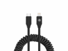 Tellur Extendable USB-C to Lightning Cable PD27W up to 1.8m Black