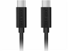 Kábel USB-C na USB-C Choetech CC0001, 0,5 m (čierny)