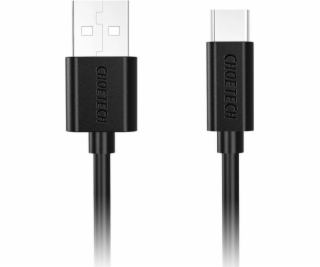 Kábel USB na USB-C Choetech AC0002, 1 m (čierny)