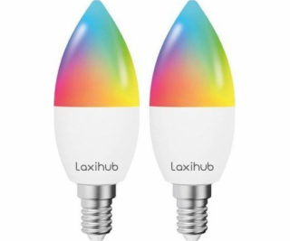 Chytrá LED žiarovka Laxihub LAE14S (2-pack) WiFi Bluetoot...