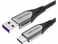 Cable USB-C do USB 2.0 Vention COFHG FC 5A 1.5m (grey)