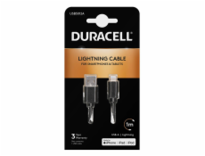 Kábel USB na Lightning Duracell 1 m (čierny)