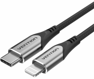 Cable USB-C 2.0 do Lightning Vention TACHF MFi 3A 1m (Gray)