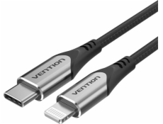 Cable USB-C 2.0 do Lightning Vention TACHF MFi 3A 1m (Gray)