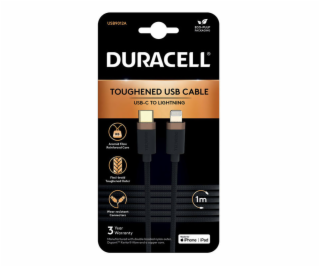 Duracell USB-C kábel pre Lightning 1m (čierny)