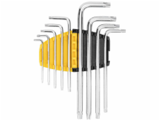 Súprava šesťhranných imbusových kľúčov Torx 1,5-10 mm Deli Tools EDL3091 (strieborná)