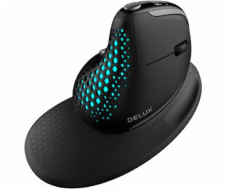 Bezdrôtová ergonomická myš Delux M618XSD BT+2,4G RGB