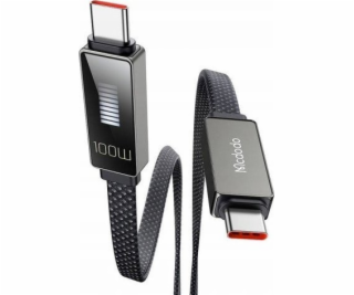 Cable Mcdodo CA-4470 USB-C do USB-C s displejom 100W 1.2m...