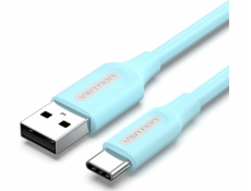 USB 2.0 A to USB-C Cable Vention COKSF 1m 3A Light Blue