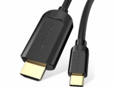 Cable USB-C do HDMI 1.4 Vention CGUBG 4K 30Hz 1,5m (black)