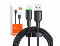 USB do USB-C Cable Mcdodo CA-4751 s LED svetlom 1.2m (black)