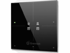 GRENTON SMART PANEL/ 4 DOTYKOVÁ OBLAST/ OLED DISPLEJ/ TF-BUS/ ČERNÉ SKLO PŘEDNÍ