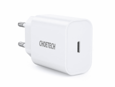 Sieťová nabíjačka Choetech Q5004 EU USB-C, 20 W (biela)